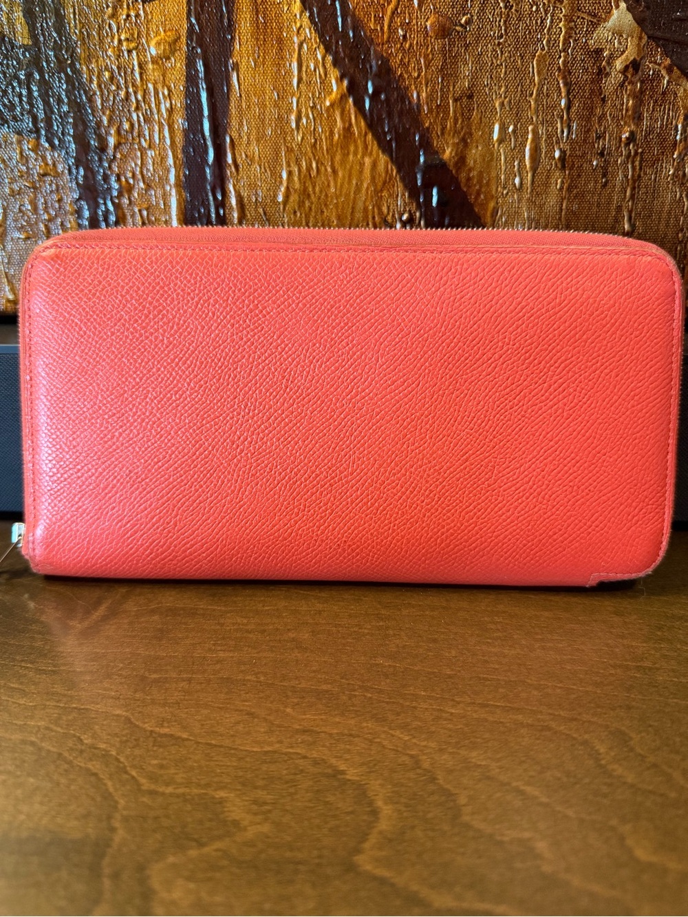 Hermes Azap Long Silk In Zip Around Wallet